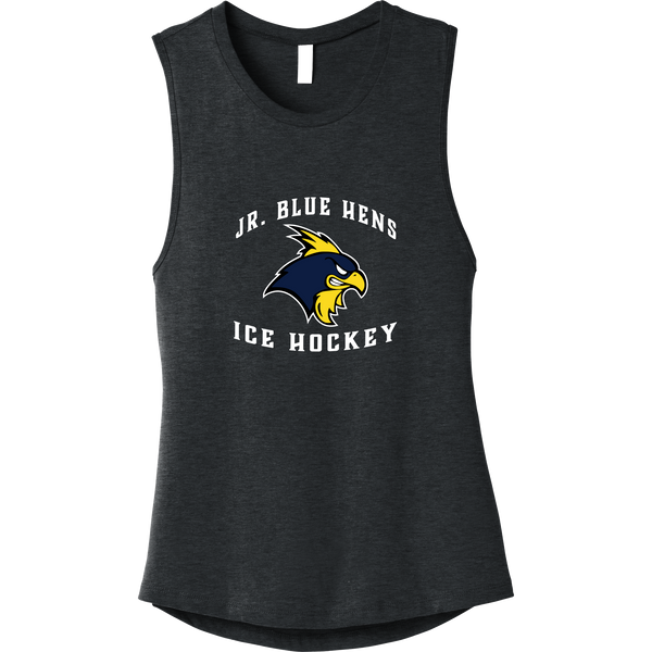 Delaware Jr. Blue Hens Womens Jersey Muscle Tank