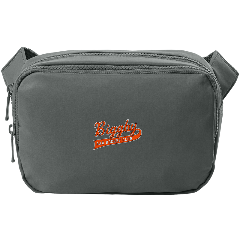 Biggby Coffee AAA Matte Dual-Compartment Crossbody
