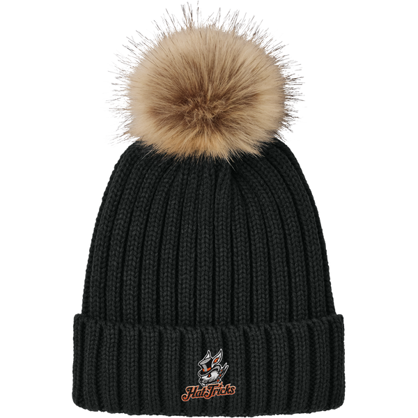 Danbury Hat Tricks Faux Fur Pom Beanie