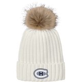 Chatham Hockey Faux Fur Pom Beanie