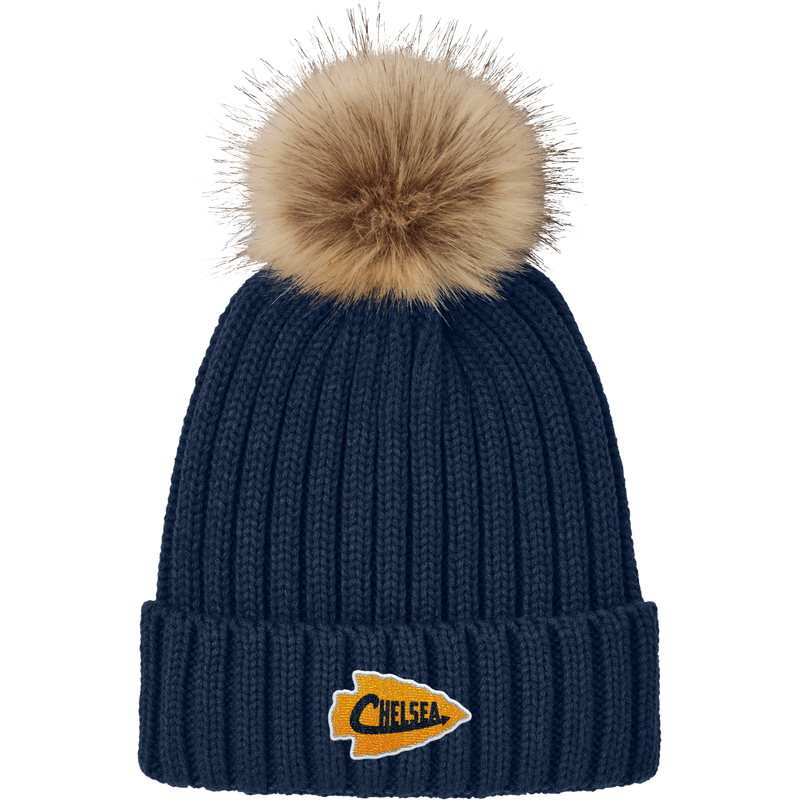 Chelsea Chiefs Faux Fur Pom Beanie