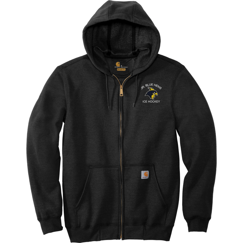Delaware Jr. Blue Hens Carhartt Midweight Hooded Zip-Front Sweatshirt