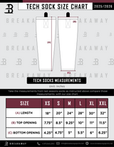 CT Whalers Tier 2 Sublimated Tech Socks