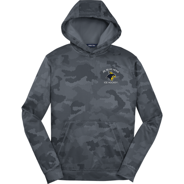 Delaware Jr. Blue Hens Youth Sport-Wick CamoHex Fleece Hooded Pullover